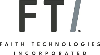 Faith Technologies Incorporated logo initials in black and grey